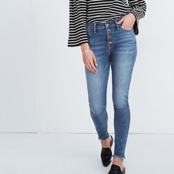 Madewell 10” High Rise Skinny Jeans 25 Cordova - Picture 10 of 10